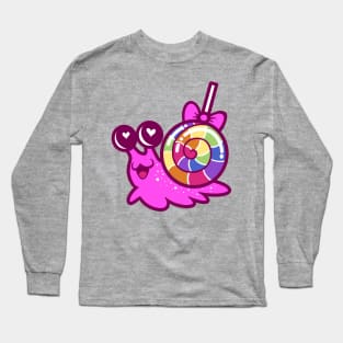 Lollipop Snail Long Sleeve T-Shirt